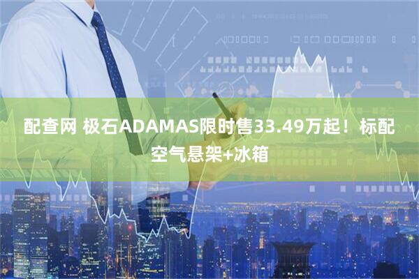 配查网 极石ADAMAS限时售33.49万起！标配空气悬架+冰箱